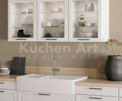 Cuisine rustique en bois Blanc Cristal avec Détails Modernes et Écologiques - 2