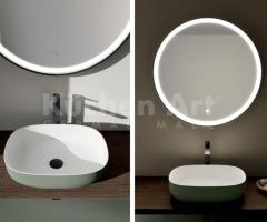 Salle de bains vert sauge & bois foncé – Design naturel & détente - 2
