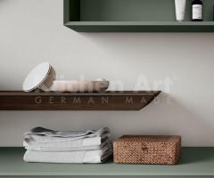 Salle de bains vert sauge & bois foncé – Design naturel & détente - 5