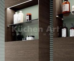 Salle de bains vert sauge & bois foncé – Design naturel & détente - 8